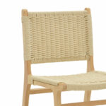 Chair Julien natural rubberwood-natural rope 61x54x85cm - Image 6