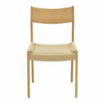 Chair Martina natural beech wood-natural rope 46x49x81cm - Слика 4