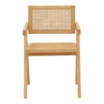 Armchair Winslow natural rubberwood 52x59x79cm - Слика 4