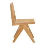 Chair Winslow natural rubberwood 45x56x82cm - Image 3