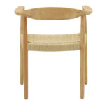 Armchair Juvan natural rubberwood 64x53x77cm - Слика 5