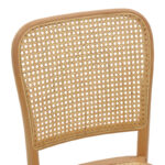 Chair stackable Kalliope natural beech wood-natural rattan 45x50x89cm - Image 6