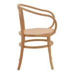 Armchair Verfie natural color beech wood 55x50x83cm - Image 3