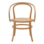 Armchair Verfie natural color beech wood 55x50x83cm - Image 4