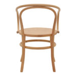 Armchair Verfie natural color beech wood 55x50x83cm - Image 5