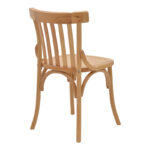 Chair Flisbie natural beech wood 46x48x86cm - Слика 2