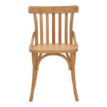 Chair Flisbie natural beech wood 46x48x86cm - Слика 4