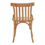 Chair Flisbie natural beech wood 46x48x86cm - Слика 5