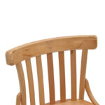Chair Flisbie natural beech wood 46x48x86cm - Слика 6