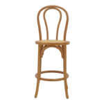 Bar stool Thonet natural beech wood 41x50x105cm - Слика 4