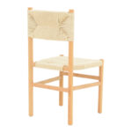 Oarvine chair natural rubberwood-natural rope 46x52x88cm - Слика 2