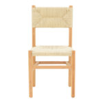 Oarvine chair natural rubberwood-natural rope 46x52x88cm - Слика 4