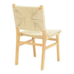 Arten chair rope-rubberwood in natural color 60x55x85cm - Image 2