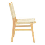 Arten chair rope-rubberwood in natural color 60x55x85cm - Image 3