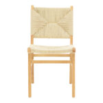 Arten chair rope-rubberwood in natural color 60x55x85cm - Image 4