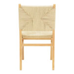 Arten chair rope-rubberwood in natural color 60x55x85cm - Image 5