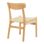 Eaprine chair natural rope-rubberwood 49x53x77cm - Слика 2