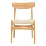 Eaprine chair natural rope-rubberwood 49x53x77cm - Слика 4