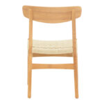 Eaprine chair natural rope-rubberwood 49x53x77cm - Слика 5