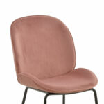 Chair Adelaide rotten apple-black leg 47x64x88cm - Слика 6