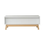 Aria coffee table white-natural 100x50x37cm - Слика 4