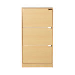 Mia shoe cabinet 9 pairs natural 60x24x115cm - Слика 2