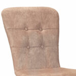 Chair Sonora I fabric beige antique-walnut leg - Слика 5
