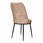 Chair Farell I fabric ecru antique-black metal leg - Слика 2