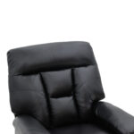 Armchair relax with massage mechanism Terpsi PU black 80x94x102cm - Слика 5