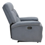 Armchair relax with massage mechanism Terpsi grey velvet 80x94x100cm. - Image 4