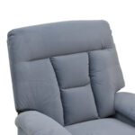 Armchair relax with massage mechanism Terpsi grey velvet 80x94x100cm. - Image 6