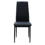 Chair Parker PU anthracite-black leg 42x48x98cm - Слика 4