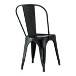 Chair Utopia metal black 44x44x85cm - Image 2