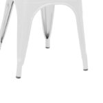 Chair Utopia metal white 44x44x85cm - Слика 6