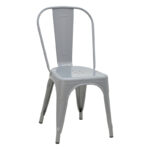 Chair Utopia metal grey 44x44x55cm