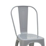 Chair Utopia metal grey 44x44x55cm - Image 5