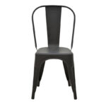 Chair Utopia metal black matte 44x44x85cm - Image 4