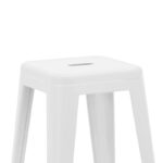 Bar stool Utopia metal white 42x42x76cm - Слика 3
