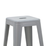 Bar stool Utopia metal grey 42x42x76cm - Слика 3