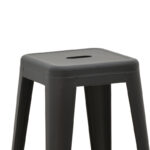 Bar stool Utopia metal black matte 42x42x76cm - Слика 2