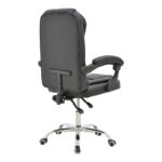 Office chair manager Kardi black pu 66x64x117cm - Image 2