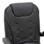 Office chair manager Kardi black pu 66x64x117cm - Image 5