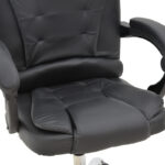 Office chair manager Kardi black pu 66x64x117cm - Image 6