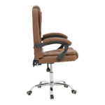 Office chair manager Kardi brown pu 66x64x117cm - Image 3