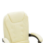 Office chair manager Kardi beige pu 66x64x117cm - Слика 5