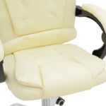 Office chair manager Kardi beige pu 66x64x117cm - Слика 6