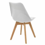 Chair Gaston PP-PU white-natural leg 48x55x83cm - Слика 2