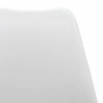 Chair Gaston PP-PU white-natural leg 48x55x83cm - Слика 5