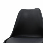 Chair Gaston PP-PU black-natural leg 48x55x83cm - Слика 5