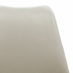 Chair Gaston PP-PU grey-natural leg 48x55x83cm - Слика 5